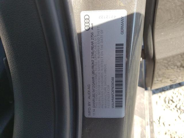 WAUHMAFCXFN036348 - 2015 AUDI A6 PRESTIGE Boz foto 12