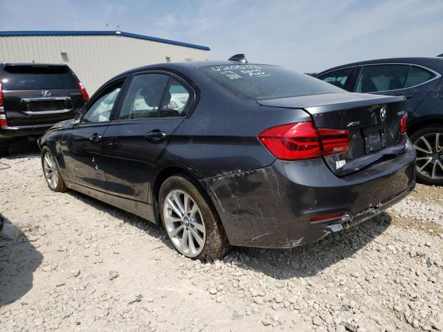 WBA8E5G5XGNU20538 - 2016 BMW 320 XI GRAY photo 2