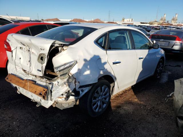 3N1AB7AP2EL664977 - 2014 NISSAN SENTRA S WHITE photo 3