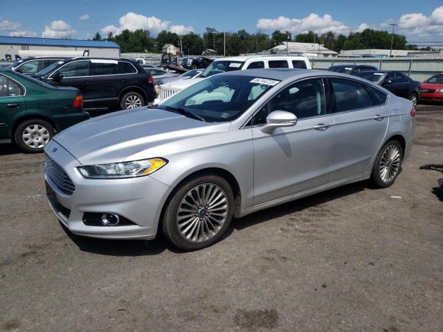 3FA6P0D9XER223643 - 2014 FORD FUSION TITANIUM SILVER photo 1