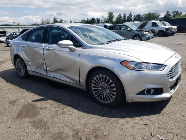 3FA6P0D9XER223643 - 2014 FORD FUSION TITANIUM SILVER photo 4