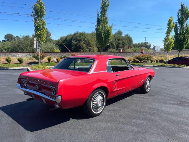 7R01A199106 - 1967 FORD MUSTANG 2D RED photo 4