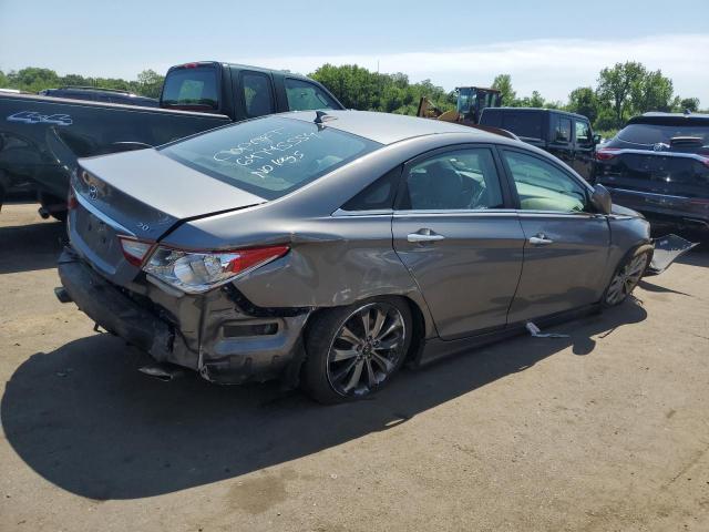 5NPEC4AB4CH402017 - 2012 HYUNDAI SONATA SE GRAY photo 3