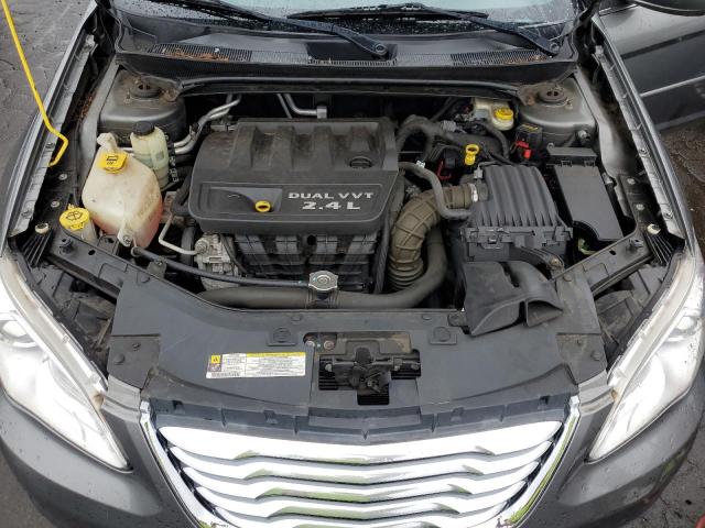 1C3CCBAB0CN248342 - 2012 CHRYSLER 200 LX GRAY photo 11