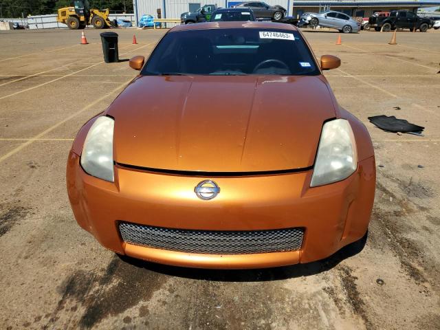 JN1AZ34D23T106349 - 2003 NISSAN 350Z COUPE ORANGE photo 5