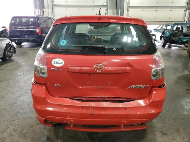 2T1KR32EX6C587623 - 2006 TOYOTA COROLLA MA XR RED photo 6