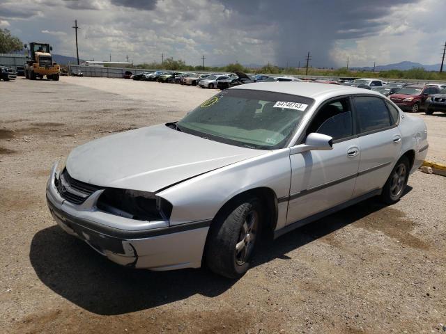 2G1WF52E339405657 - 2003 CHEVROLET IMPALA SILVER photo 1