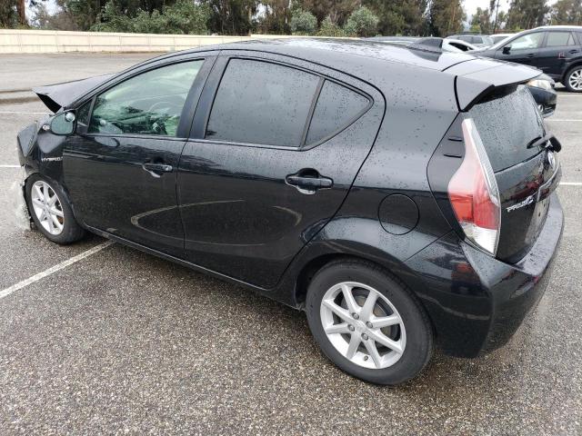 JTDKDTB37F1114697 - 2015 TOYOTA PRIUS C BLACK photo 2