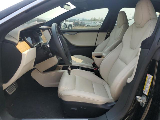 5YJSA1E28MF425740 - 2021 TESLA MODEL S Սև լուսանկար 7