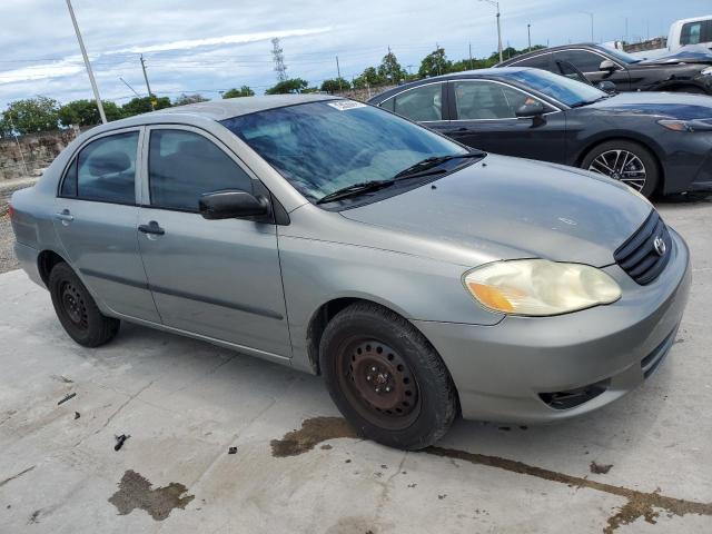 1NXBR32E24Z202423 - 2004 TOYOTA COROLLA CE GRAY photo 4