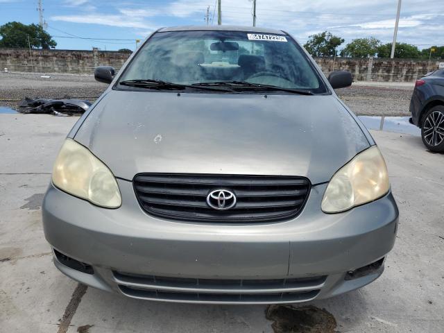 1NXBR32E24Z202423 - 2004 TOYOTA COROLLA CE GRAY photo 5