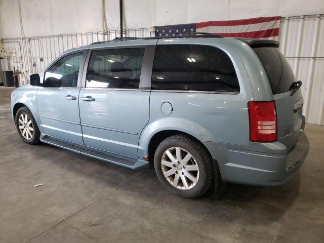 2A8HR54P98R630638 - 2008 CHRYSLER TOWN AND C TOURING BLUE photo 2
