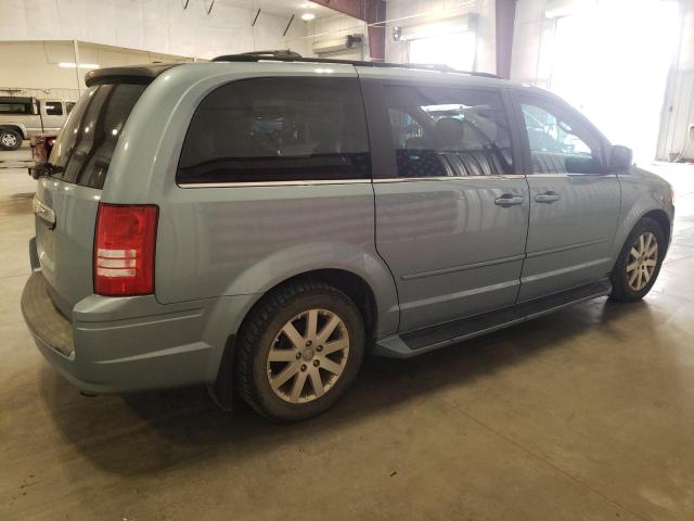 2A8HR54P98R630638 - 2008 CHRYSLER TOWN AND C TOURING BLUE photo 3