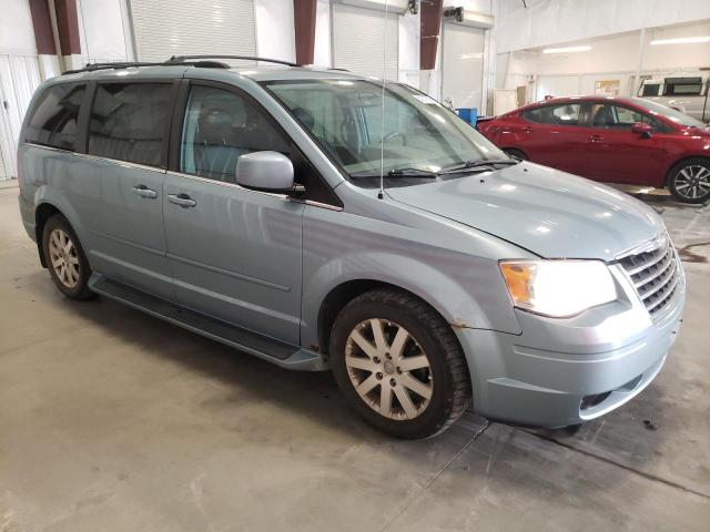 2A8HR54P98R630638 - 2008 CHRYSLER TOWN AND C TOURING BLUE photo 4