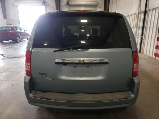 2A8HR54P98R630638 - 2008 CHRYSLER TOWN AND C TOURING BLUE photo 6