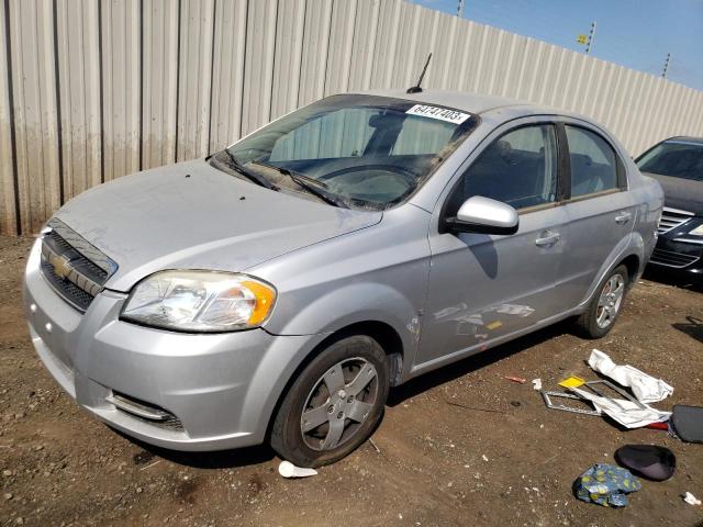 KL1TD56E69B609040 - 2009 CHEVROLET AVEO LS SILVER photo 1