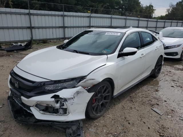 SHHFK7H9XKU217963 - 2019 HONDA CIVIC SPORT TOURING WHITE photo 1