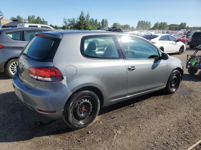 WVWAA7AJ2BW157613 - 2011 VOLKSWAGEN GOLF GRAY photo 3