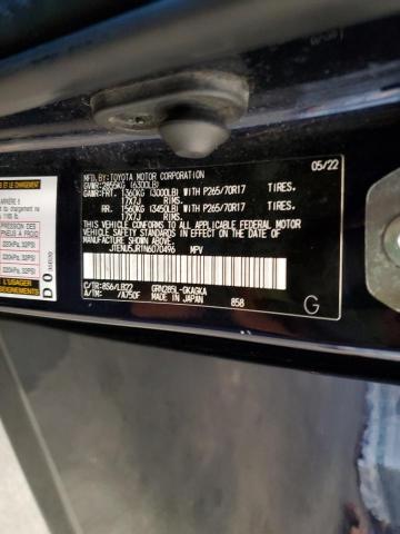 JTENU5JR1N6070496 - 2022 TOYOTA 4RUNNER SR5/SR5 PREMIUM Azul foto 13