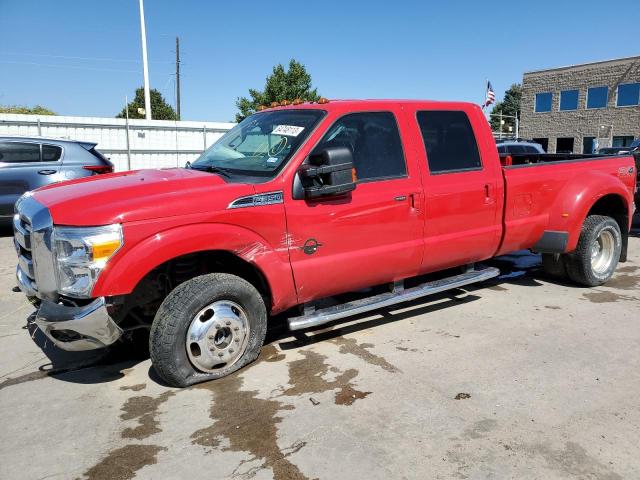 1FT8W3DTXFEA74495 - 2015 FORD F350 SUPER DUTY RED photo 1