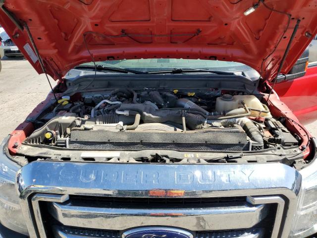 1FT8W3DTXFEA74495 - 2015 FORD F350 SUPER DUTY RED photo 11