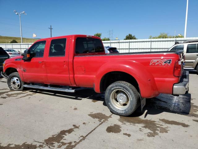 1FT8W3DTXFEA74495 - 2015 FORD F350 SUPER DUTY RED photo 2