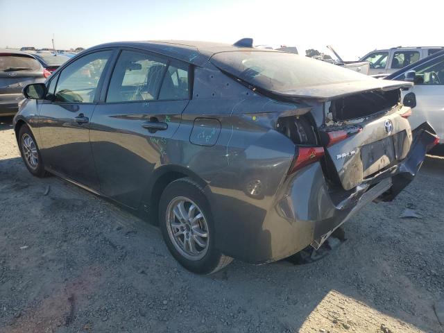 JTDKARFU1L3113222 - 2020 TOYOTA PRIUS L GRAY photo 2