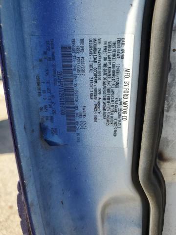 2FAHP71V29X109100 - 2009 FORD CROWN VICT POLICE INTERCEPTOR BLUE photo 12