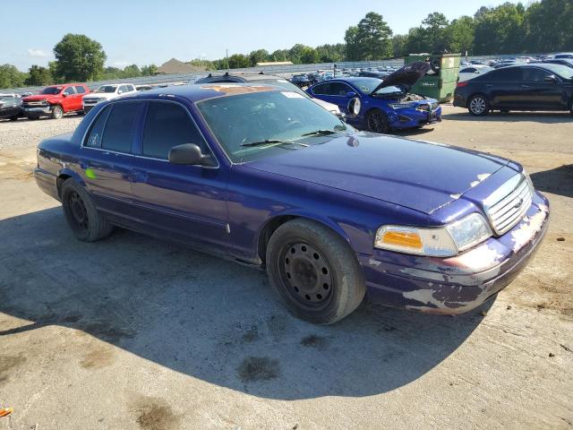 2FAHP71V29X109100 - 2009 FORD CROWN VICT POLICE INTERCEPTOR BLUE photo 4