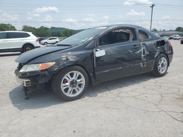 2HGFG12627H532581 - 2007 HONDA CIVIC LX BLACK photo 2