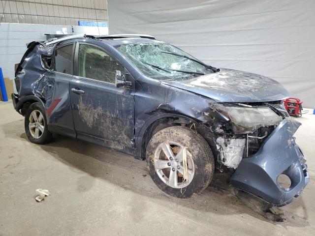 JTMRFREV7DD003345 - 2013 TOYOTA RAV4 XLE BLUE photo 4