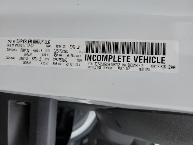 3C7WRVMG2EE108772 - 2014 RAM PROMASTER 3500 STANDARD Weiß Foto 13