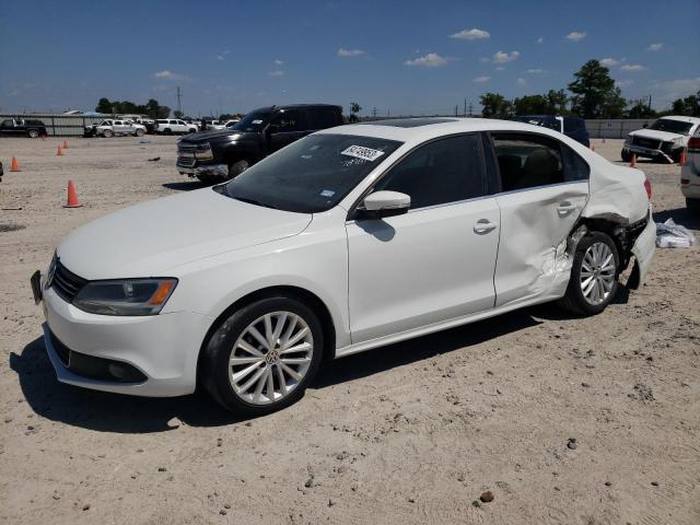 3VWL07AJ4EM408774 - 2014 VOLKSWAGEN JETTA SEL WHITE photo 1