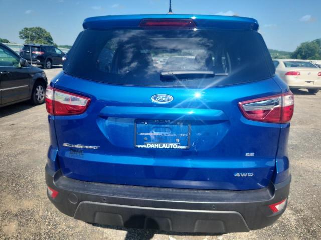 MAJ6S3GL2MC425347 - 2021 FORD ECOSPORT SE BLUE photo 6
