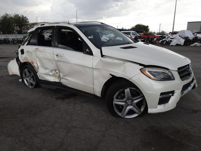 4JGDA5HB4EA329444 - 2014 MERCEDES-BENZ ML 350 4MATIC WHITE photo 4