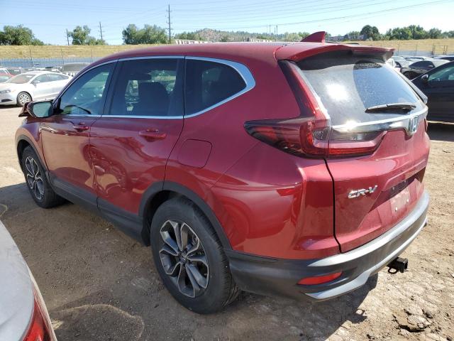 7FARW1H55ME013849 - 2021 HONDA CR-V EX MAROON photo 2