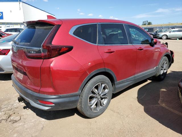 7FARW1H55ME013849 - 2021 HONDA CR-V EX MAROON photo 3