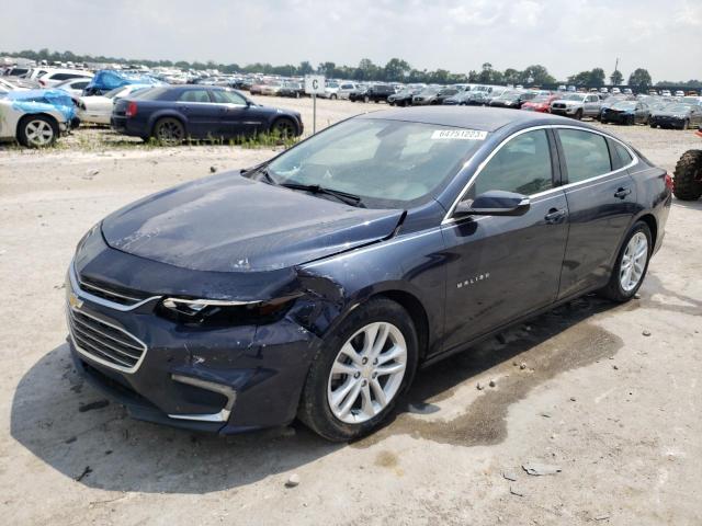 1G1ZE5ST4GF300623 - 2016 CHEVROLET MALIBU LT BLUE photo 1