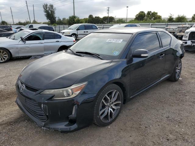 JTKJF5C73FJ010221 - 2015 TOYOTA SCION TC BLACK photo 1