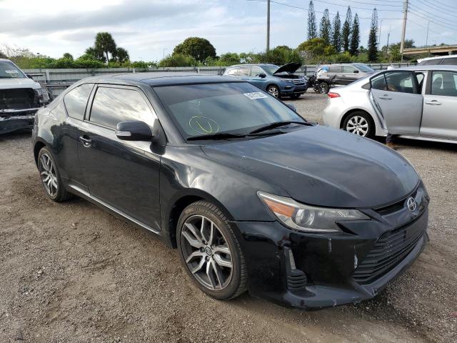 JTKJF5C73FJ010221 - 2015 TOYOTA SCION TC BLACK photo 4