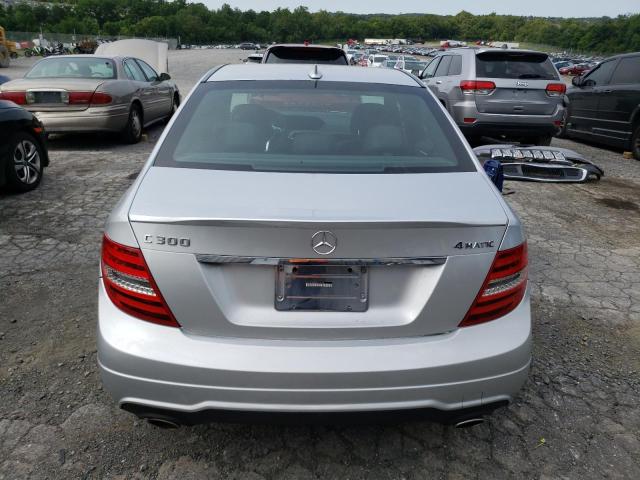 WDDGF8AB5DG120648 - 2013 MERCEDES-BENZ C 300 4MATIC SILVER photo 6