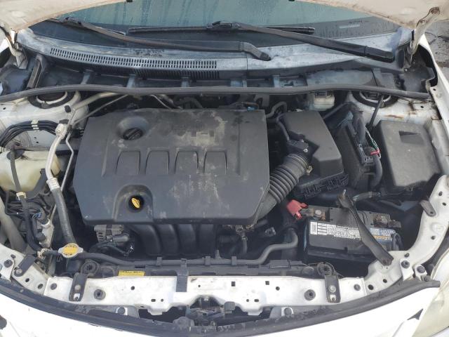 2T1BU4EE4BC627270 - 2011 TOYOTA COROLLA LE BASE WHITE photo 11