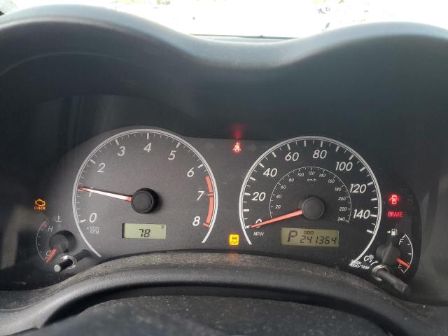 2T1BU4EE4BC627270 - 2011 TOYOTA COROLLA LE BASE WHITE photo 9