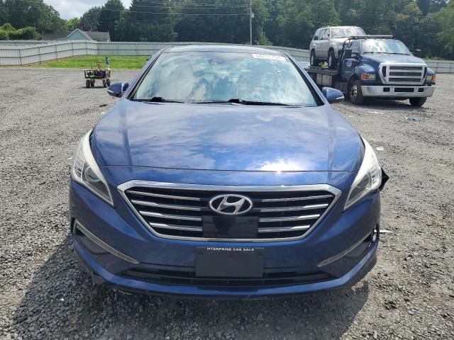 5NPE34AF1FH249507 - 2015 HYUNDAI SONATA SPORT BLUE photo 5