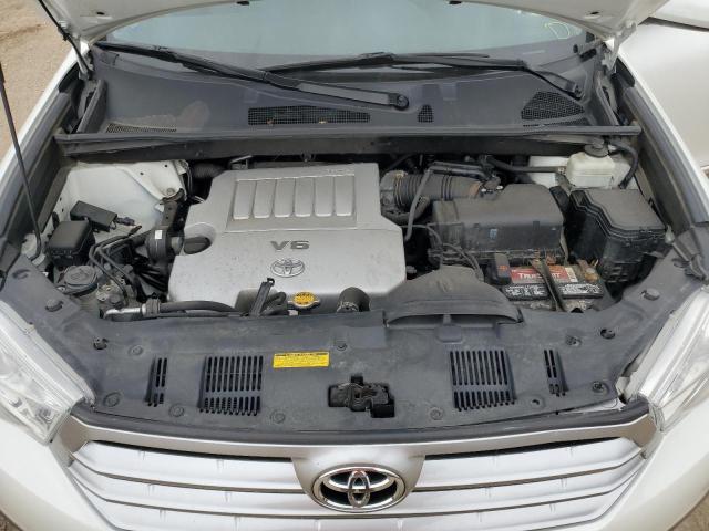 5TDBK3EH9BS064346 - 2011 TOYOTA HIGHLANDER BASE Սպիտակ լուսանկար 11