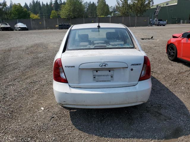 KMHCN46C09U332447 - 2009 HYUNDAI ACCENT GLS WHITE photo 6