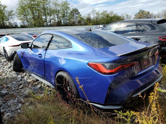 WBS43AZ00PCL57116 - 2023 BMW M4 COMPETITION BLUE photo 2