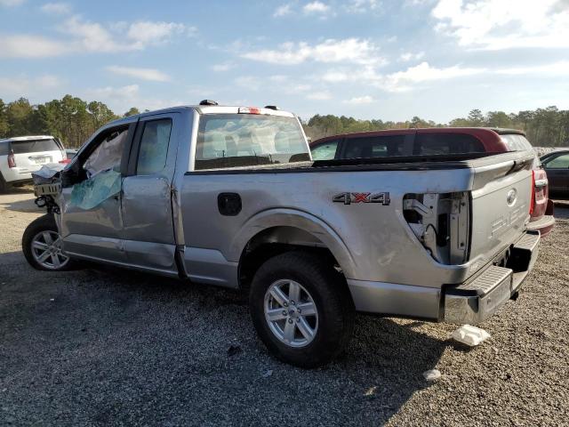 1FTEX1EP3NKD36590 - 2022 FORD F150 SUPER CAB SILVER photo 3