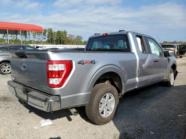 1FTEX1EP3NKD36590 - 2022 FORD F150 SUPER CAB SILVER photo 4