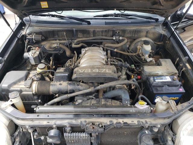 5TBRT34123S349142 - 2003 TOYOTA TUNDRA ACCESS CAB SR5 BLACK photo 11